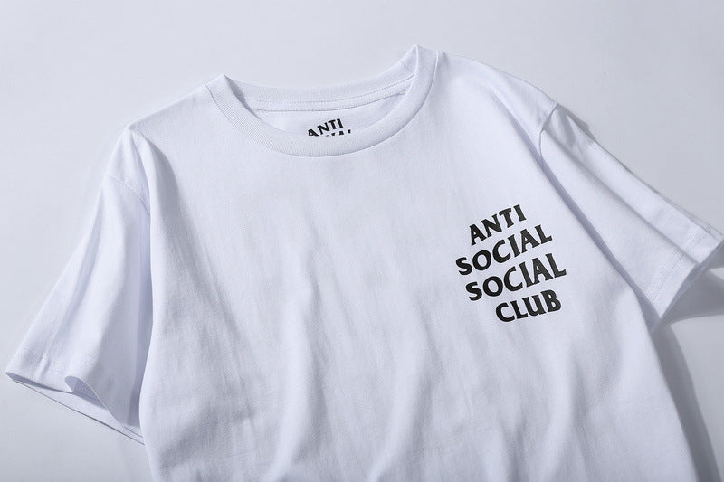 "Anti-Social Social Club" Cotton Print T-Shirt