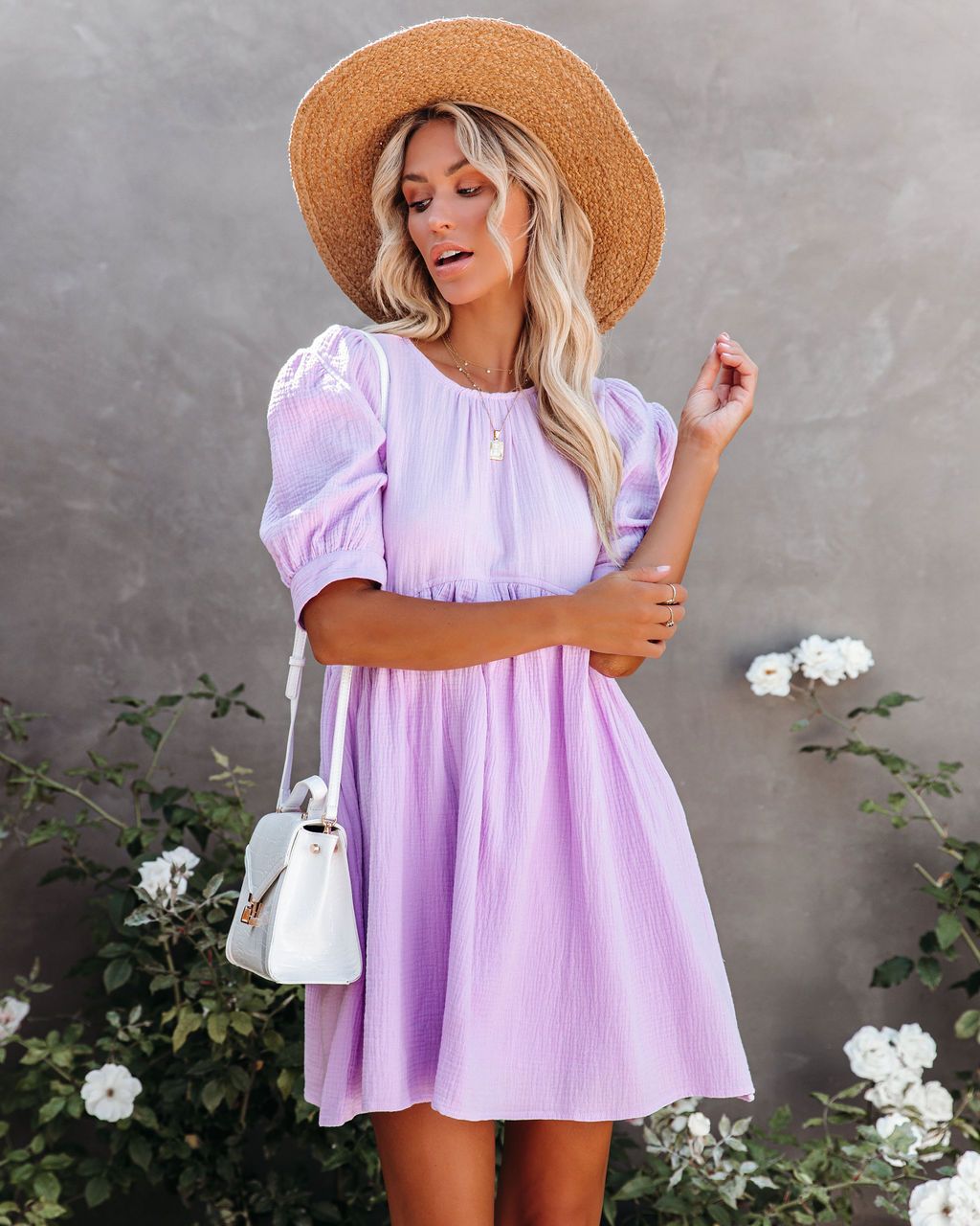 Spring/Summer Women's Solid Color Dress