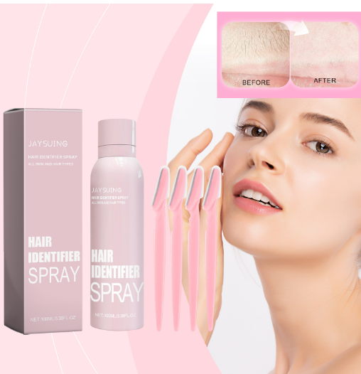Hair Identification Spray Kit for Gentle Facial Hair Removal