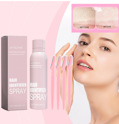 Hair Identification Spray Kit for Gentle Facial Hair Removal