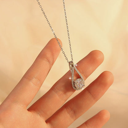 S925 Sterling Silver Moissanite  Necklace