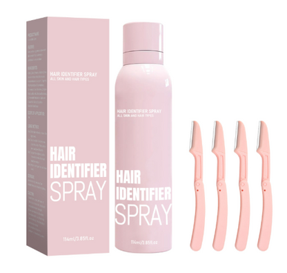 Hair Identification Spray Kit for Gentle Facial Hair Removal