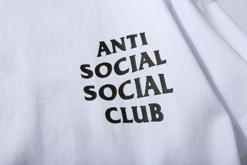 "Anti-Social Social Club" Cotton Print T-Shirt
