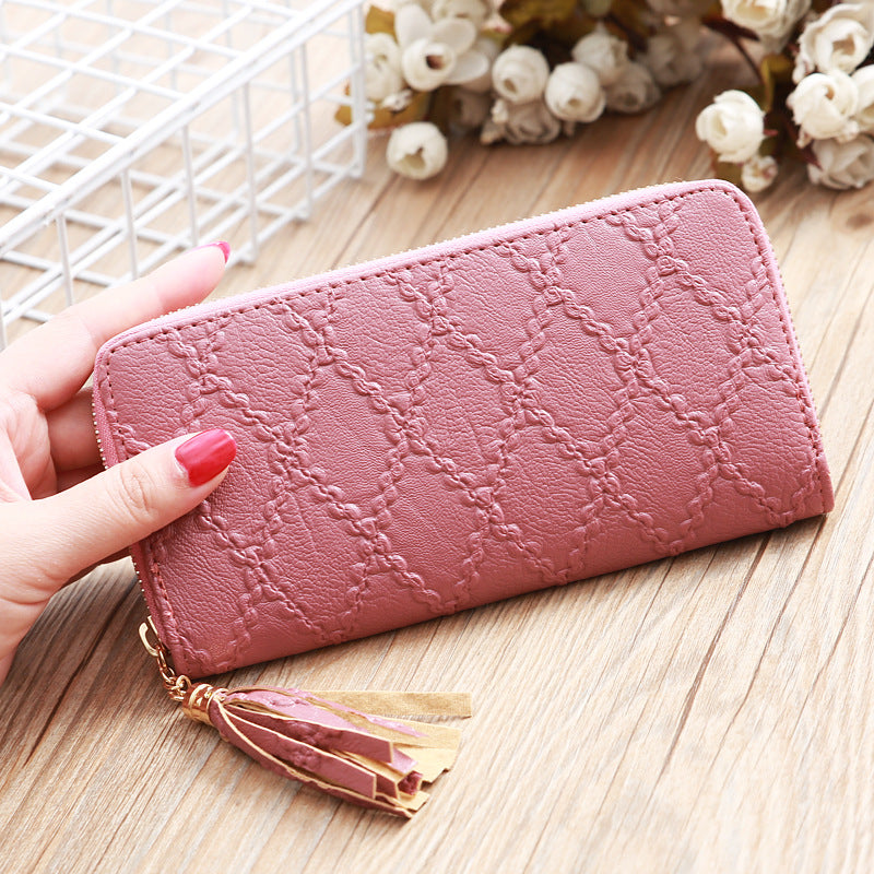 Large Capacity Wallet w/ Tassels