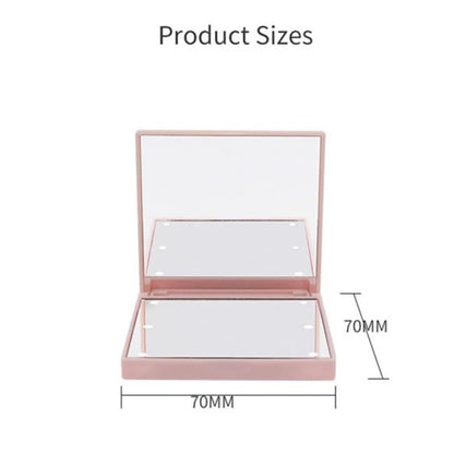Portable LED Makeup Mirror, Foldable & Double-Sided
