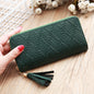 Large Capacity Wallet w/ Tassels
