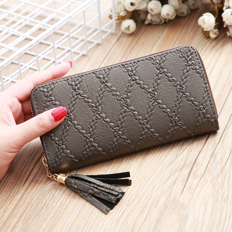 Large Capacity Wallet w/ Tassels