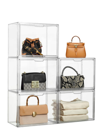 5 Pack Clear Acrylic Display Case
