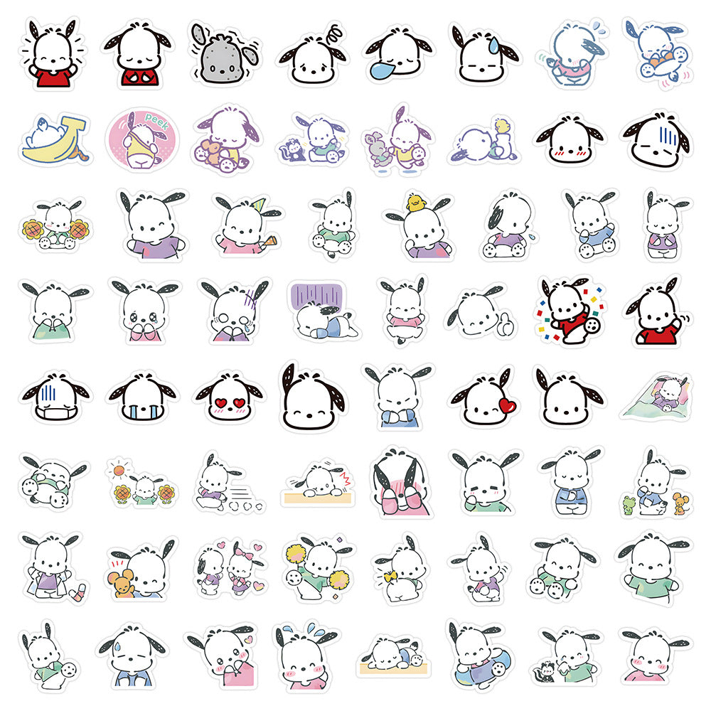 64 PCS Sanrio Waterproof Stickers