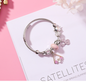 Beaded Crystal Bangle  Bracelet