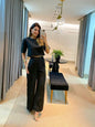 Stylish Summer Solid Color Suit Set