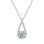 S925 Sterling Silver Moissanite  Necklace