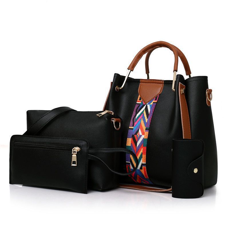 Fashionable Four-Piece Purse Set