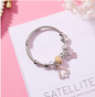 Beaded Crystal Bangle  Bracelet