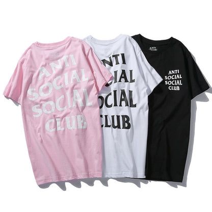 "Anti-Social Social Club" Cotton Print T-Shirt