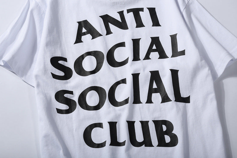 "Anti-Social Social Club" Cotton Print T-Shirt