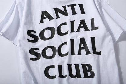 "Anti-Social Social Club" Cotton Print T-Shirt