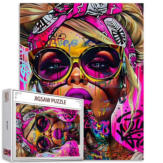 1000 Piece Graffiti Girl Jigsaw Puzzles