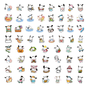 64 PCS Sanrio Waterproof Stickers