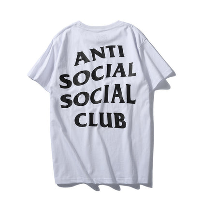 "Anti-Social Social Club" Cotton Print T-Shirt