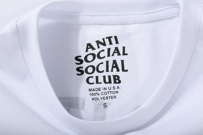 "Anti-Social Social Club" Cotton Print T-Shirt