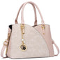 3 Compartment Shoulder/Top Handle Bag (Pink)