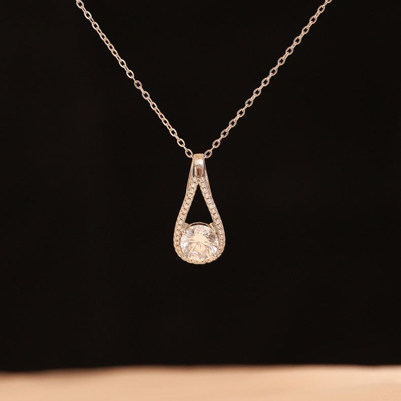 S925 Sterling Silver Moissanite  Necklace