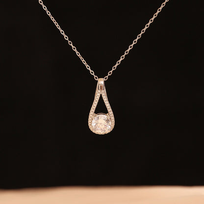S925 Sterling Silver Moissanite  Necklace