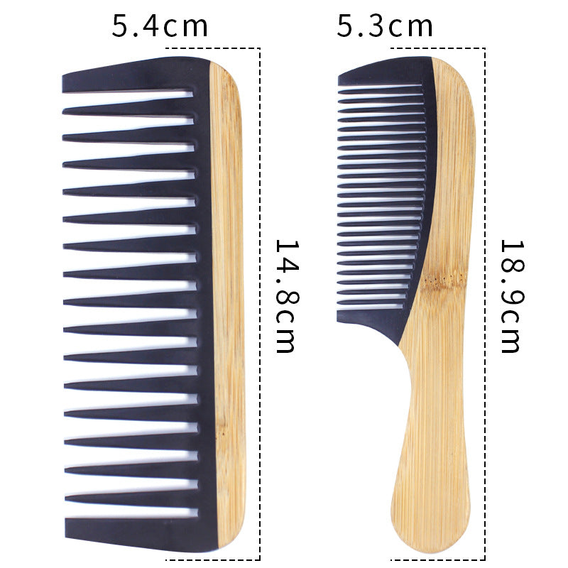 Bamboo Hair Combs - Anti-Static Wooden Design