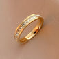 Stylish Minimalist Titanium Steel Ring for Women