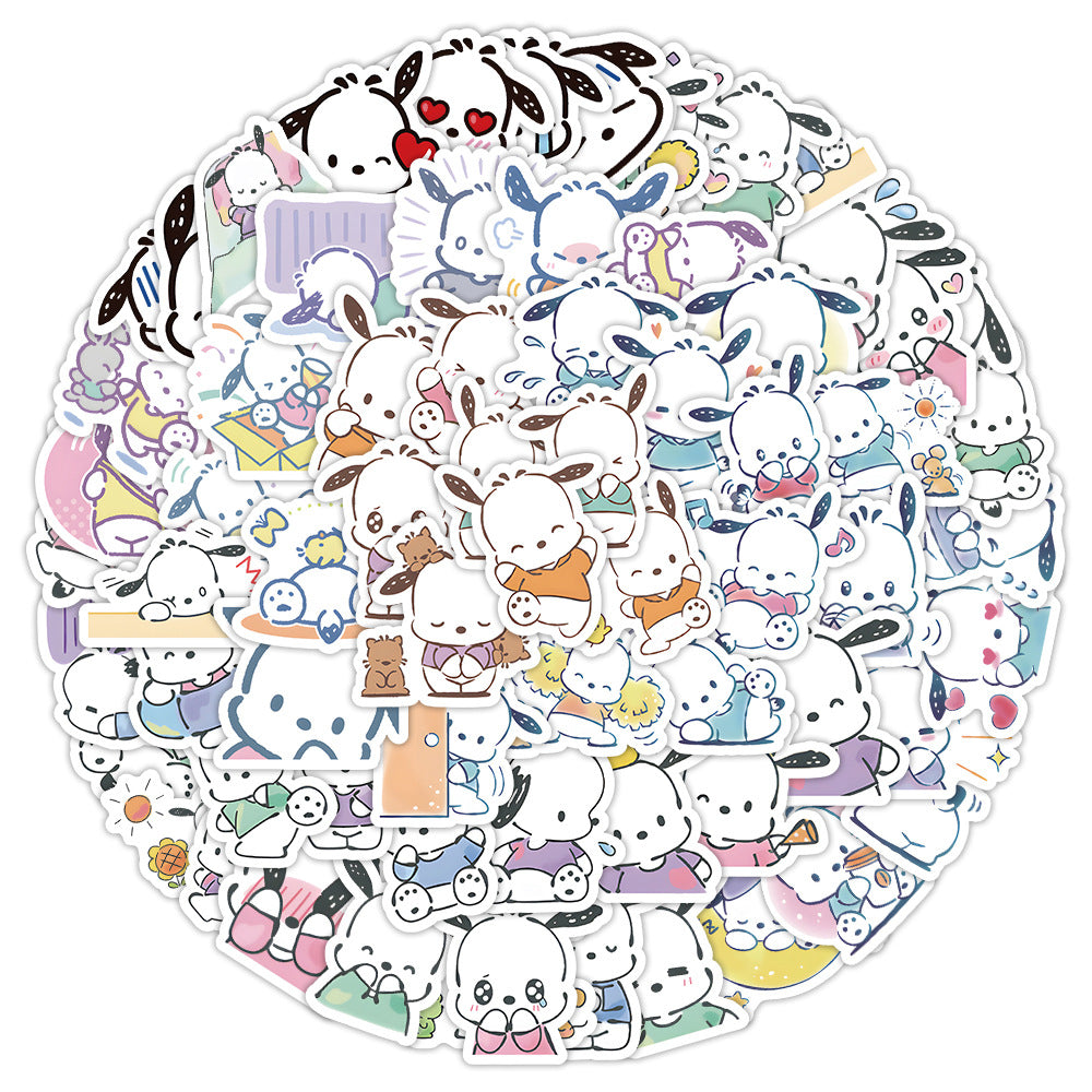64 PCS Sanrio Waterproof Stickers