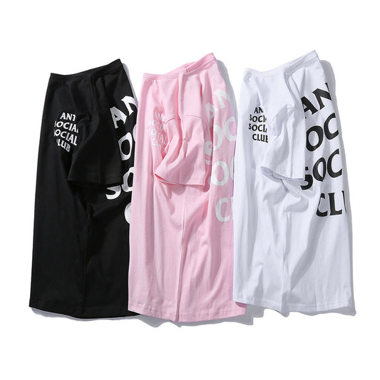 "Anti-Social Social Club" Cotton Print T-Shirt