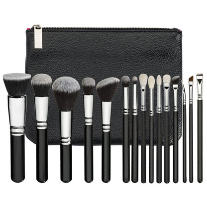 15-Piece Rose Gold Makeup Brush Set