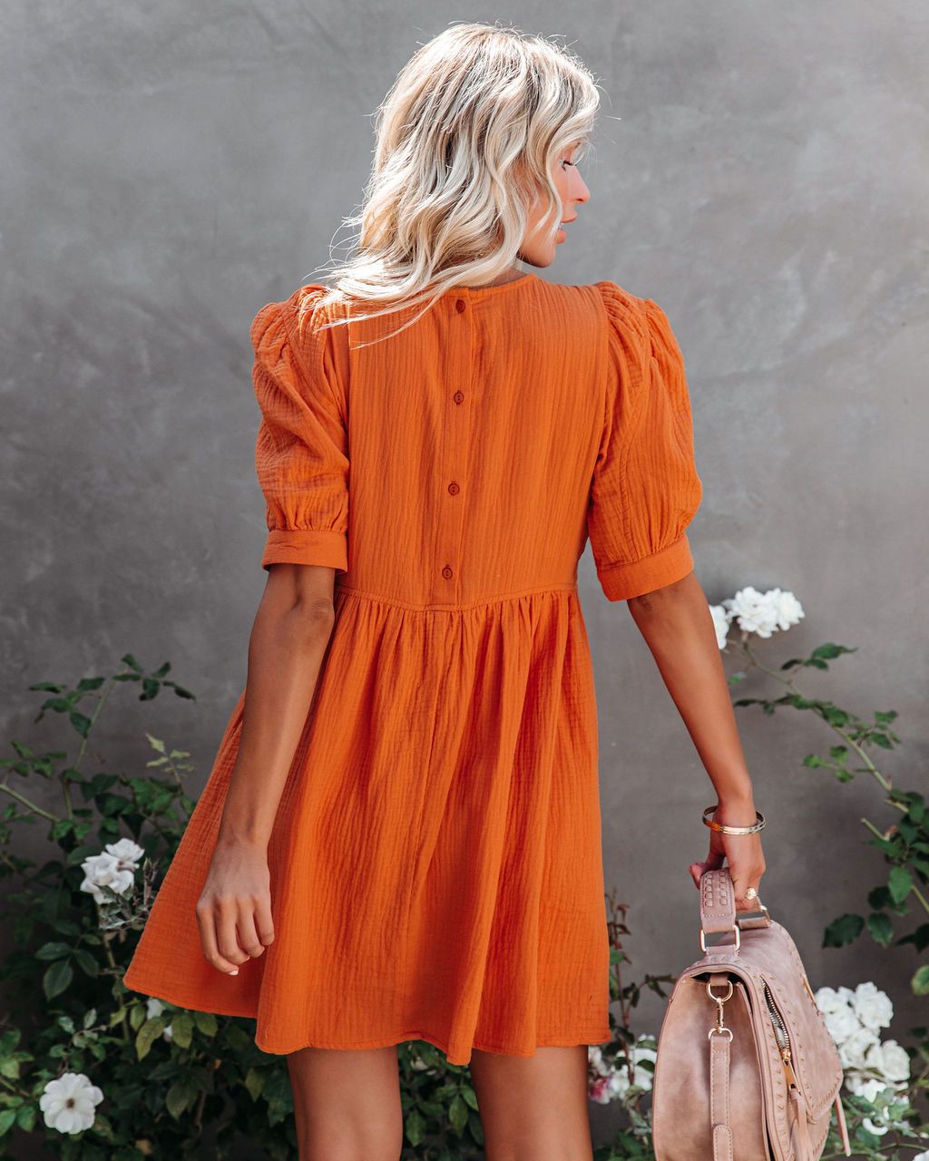 Spring/Summer Women's Solid Color Dress