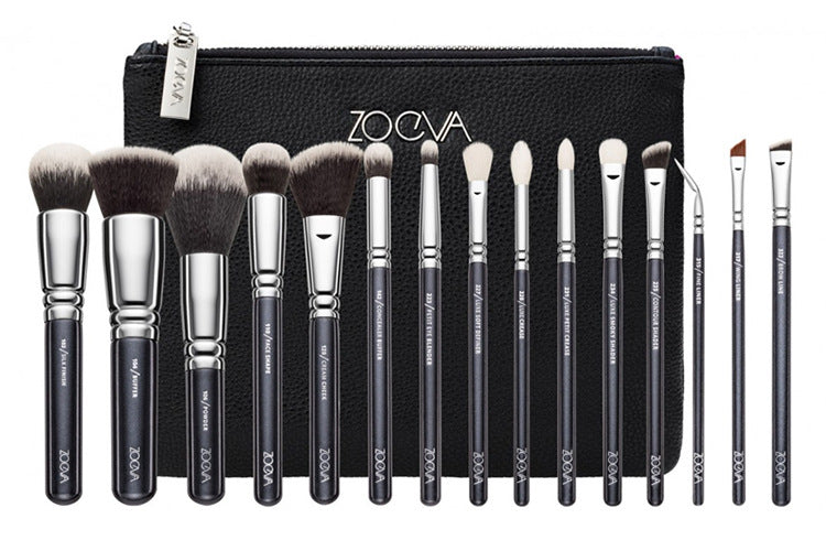 15-Piece Rose Gold Makeup Brush Set