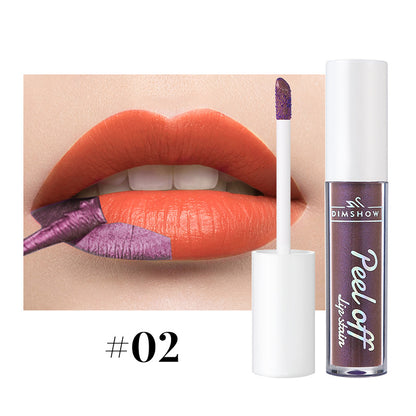 6 Colors - Peel Off Lip Gloss - Waterproof Velvet Liquid