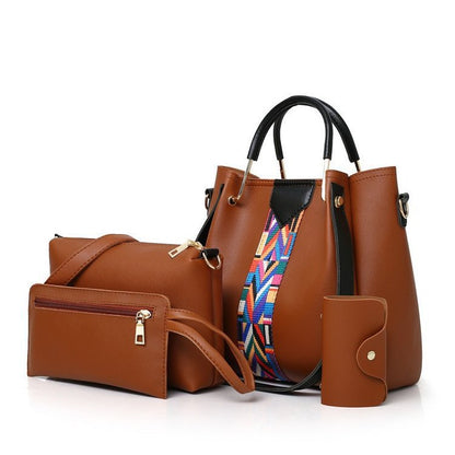 Fashionable Four-Piece Purse Set