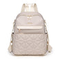 Beige Mini Backpack Purse