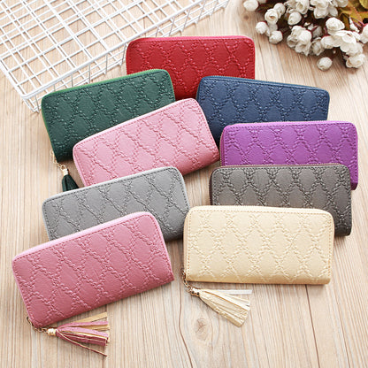 Large Capacity Wallet w/ Tassels